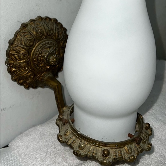 Circa 1890s Wall Sconce Set—— *new info found about age. Amazing set! - Picture 6 of 7